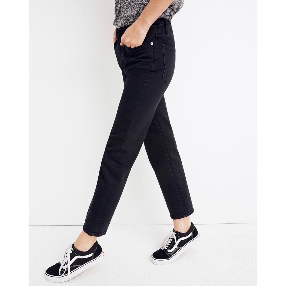 SOLD Madewell Black Dad Jean